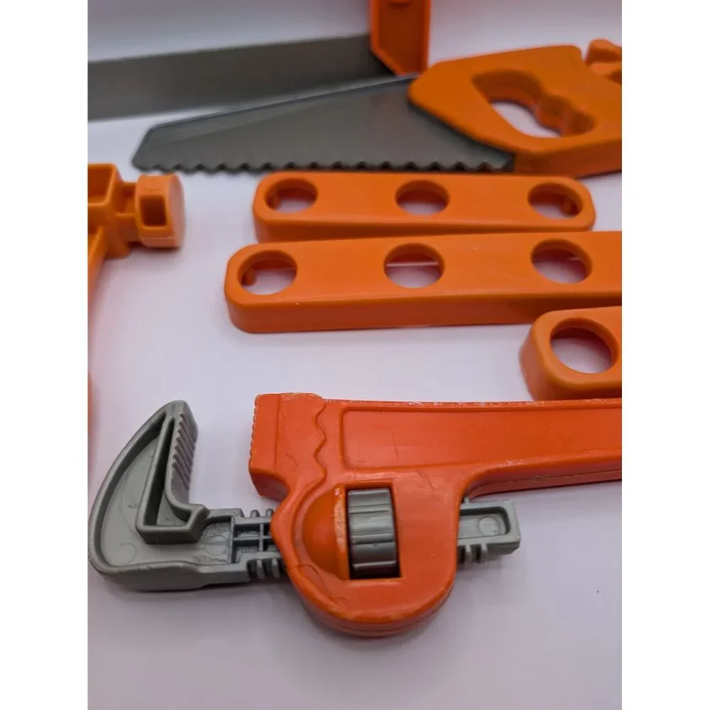 Little Tikes toy hammer orange & assorted pretend play‎ tool bench tools lot 8